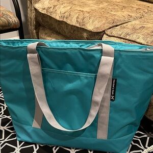 XL Stylish Blue Tote Bag